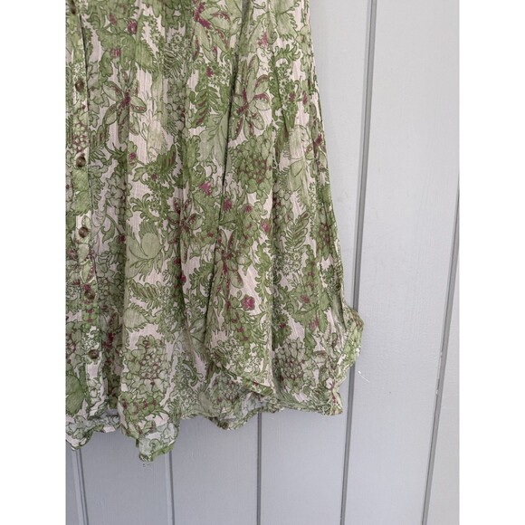 NWT Anthropologie Pilcro Sidney Batwing Blouse L Large Light Green NEW - Picture 3 of 7